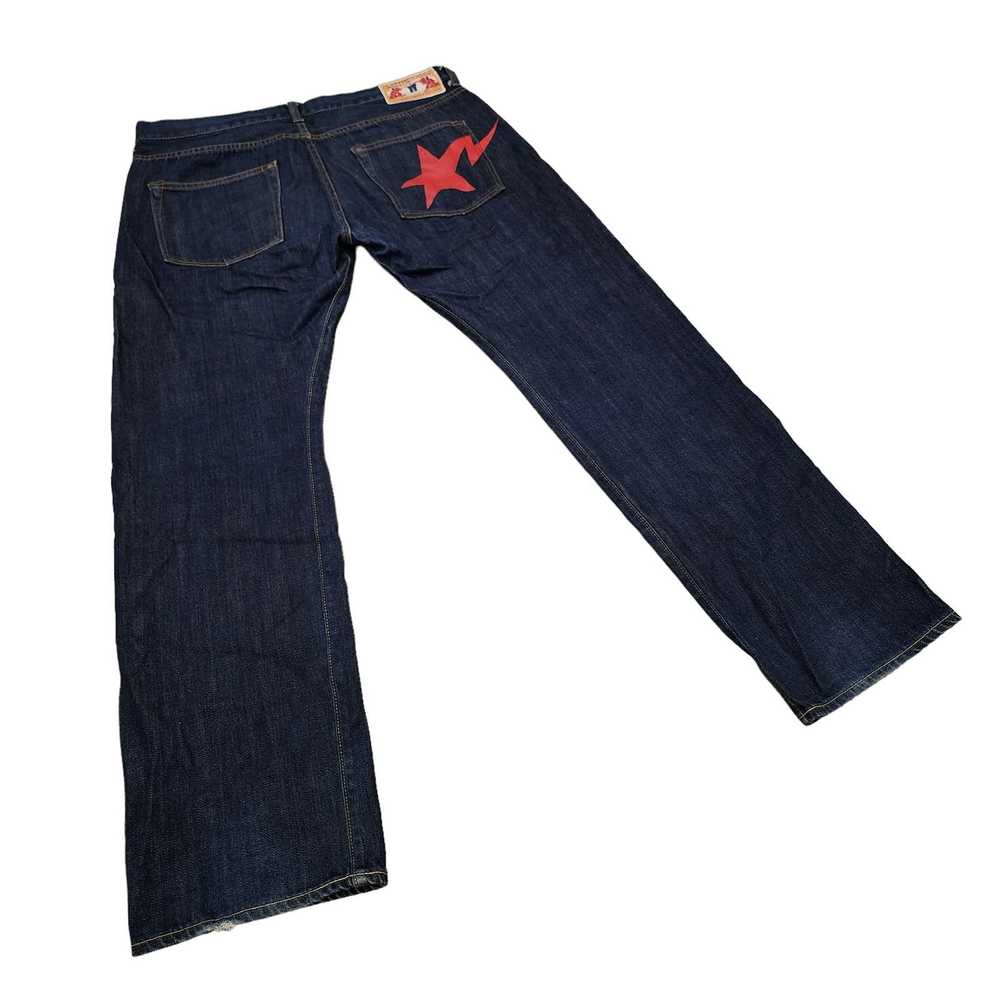 Bape Bape Jeans Bape Sta Pocket RED Denim Archive - image 2