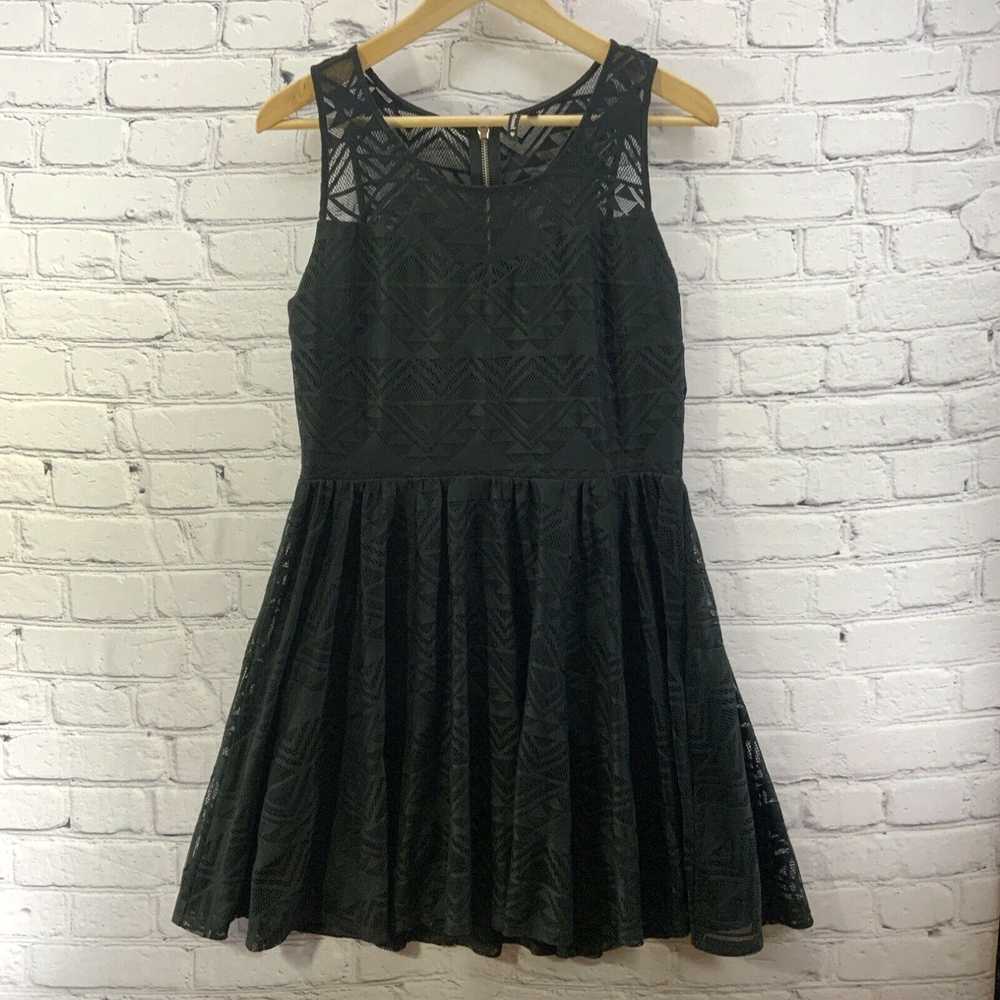 Vintage Heart Soul Dress Womens Sz XL Black Lace … - image 1