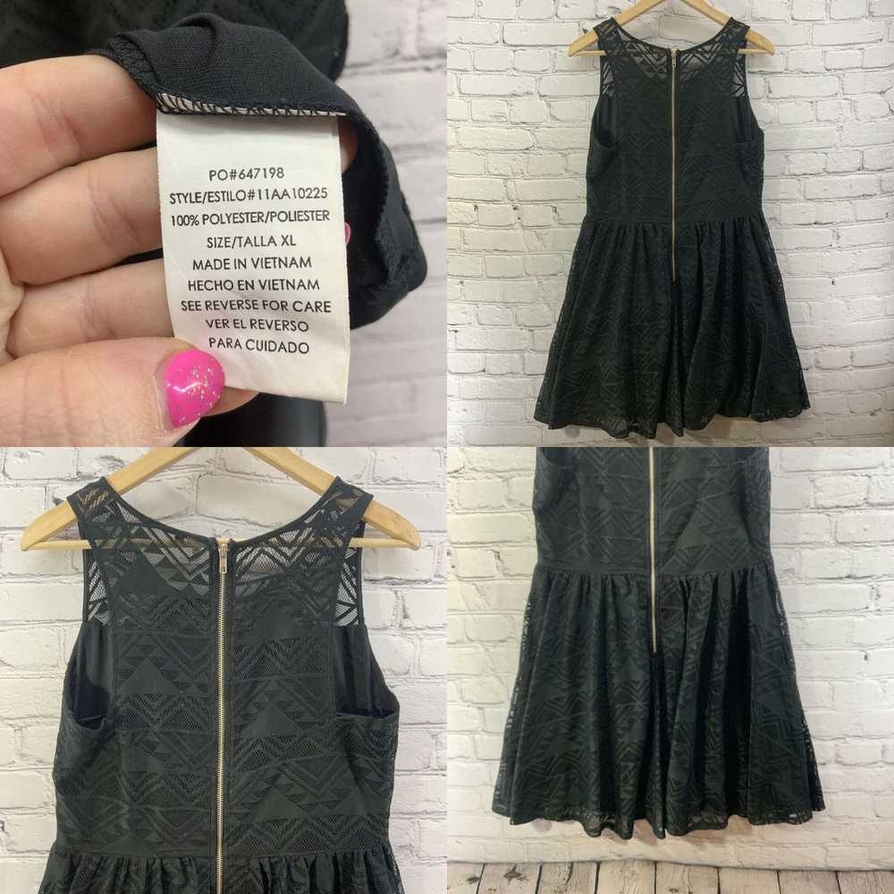 Vintage Heart Soul Dress Womens Sz XL Black Lace … - image 4