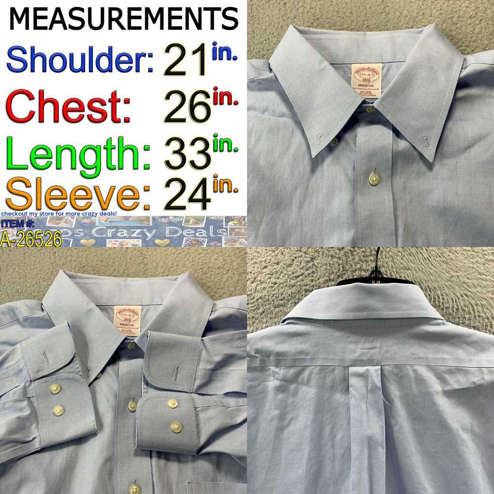 Brooks Brothers Brooks Brothers Shirt Mens XL 17.… - image 4
