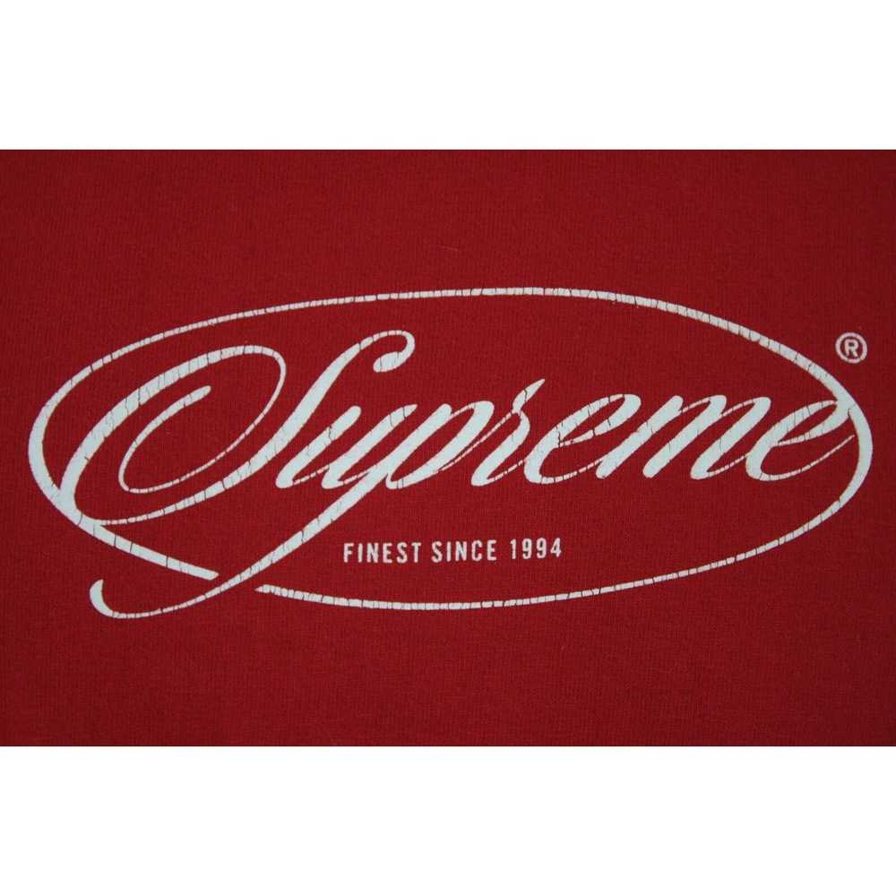 Supreme Supreme Script Spell Out Logo Red T-Shirt… - image 3