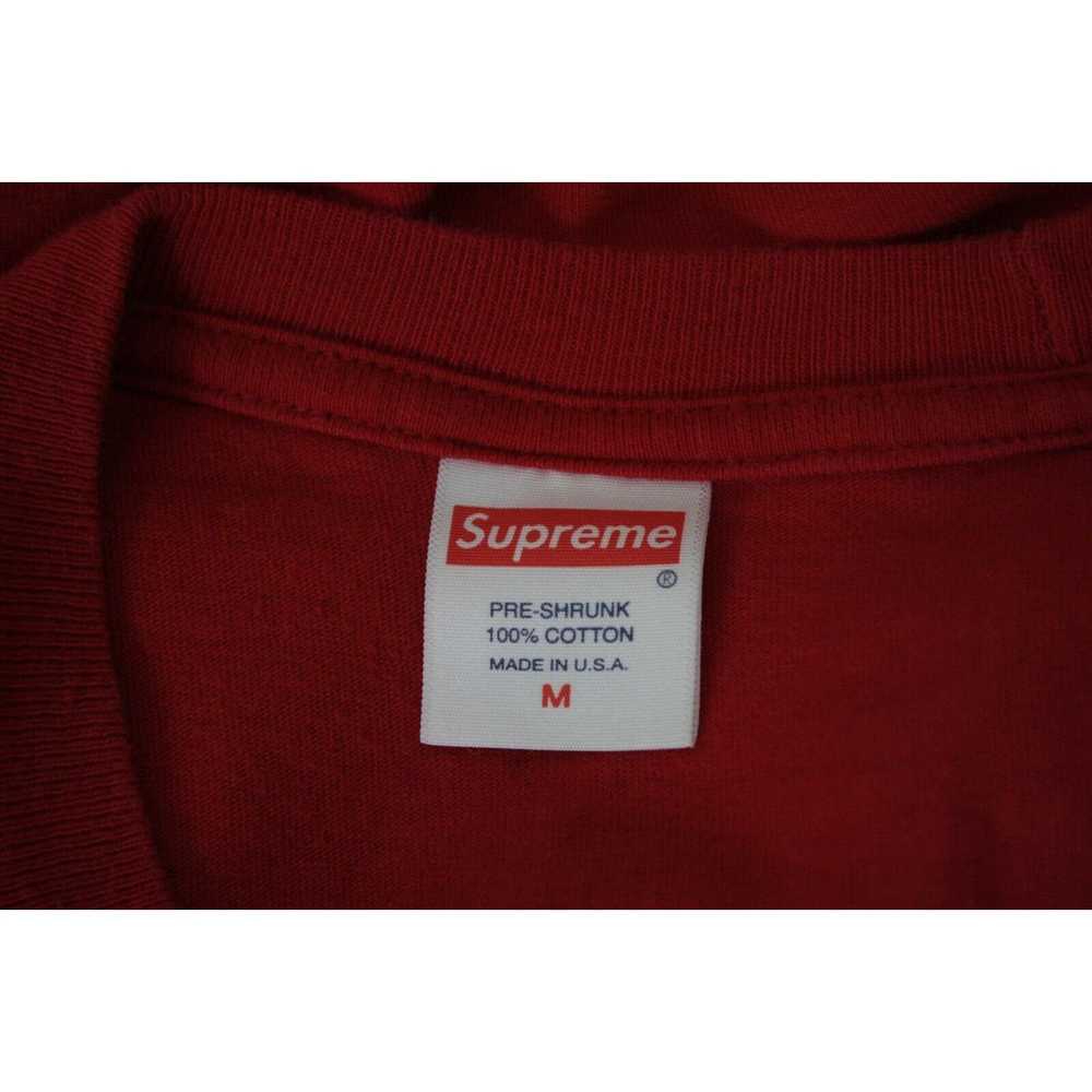 Supreme Supreme Script Spell Out Logo Red T-Shirt… - image 5