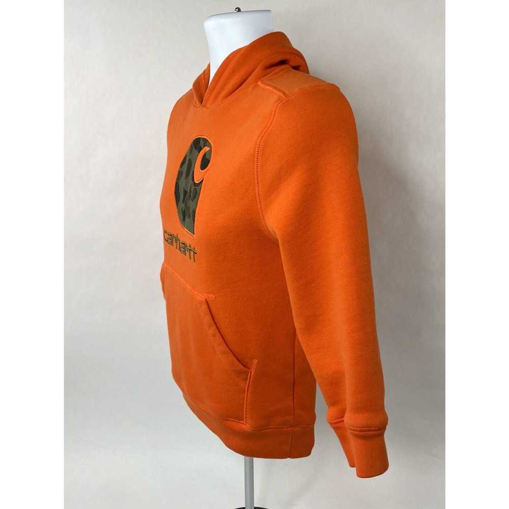 Carhartt Carhartt Hoodie Youth Small 8-10 Orange … - image 2