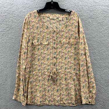 Vintage Natural Reflections Blouse Womens Large F… - image 1