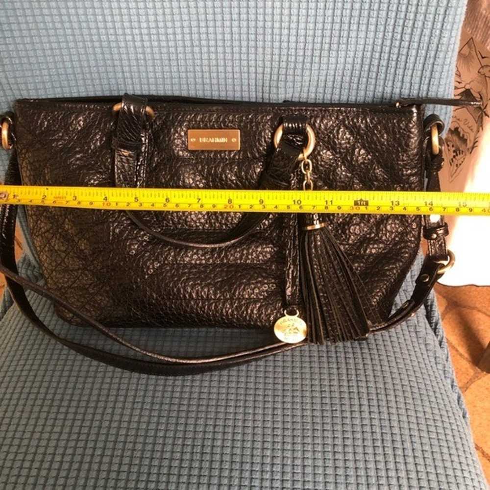 Brahmin Mini Asher black Melbourne leather bag Pu… - image 12
