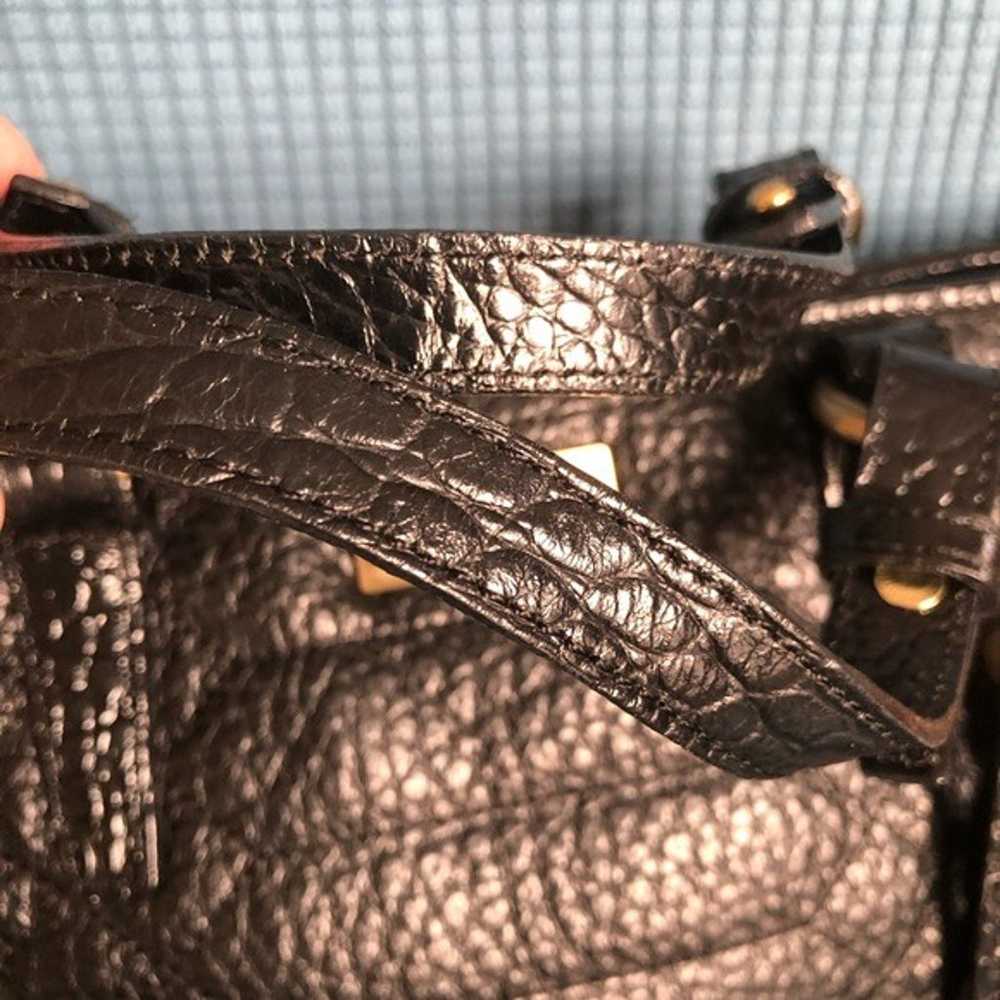 Brahmin Mini Asher black Melbourne leather bag Pu… - image 9