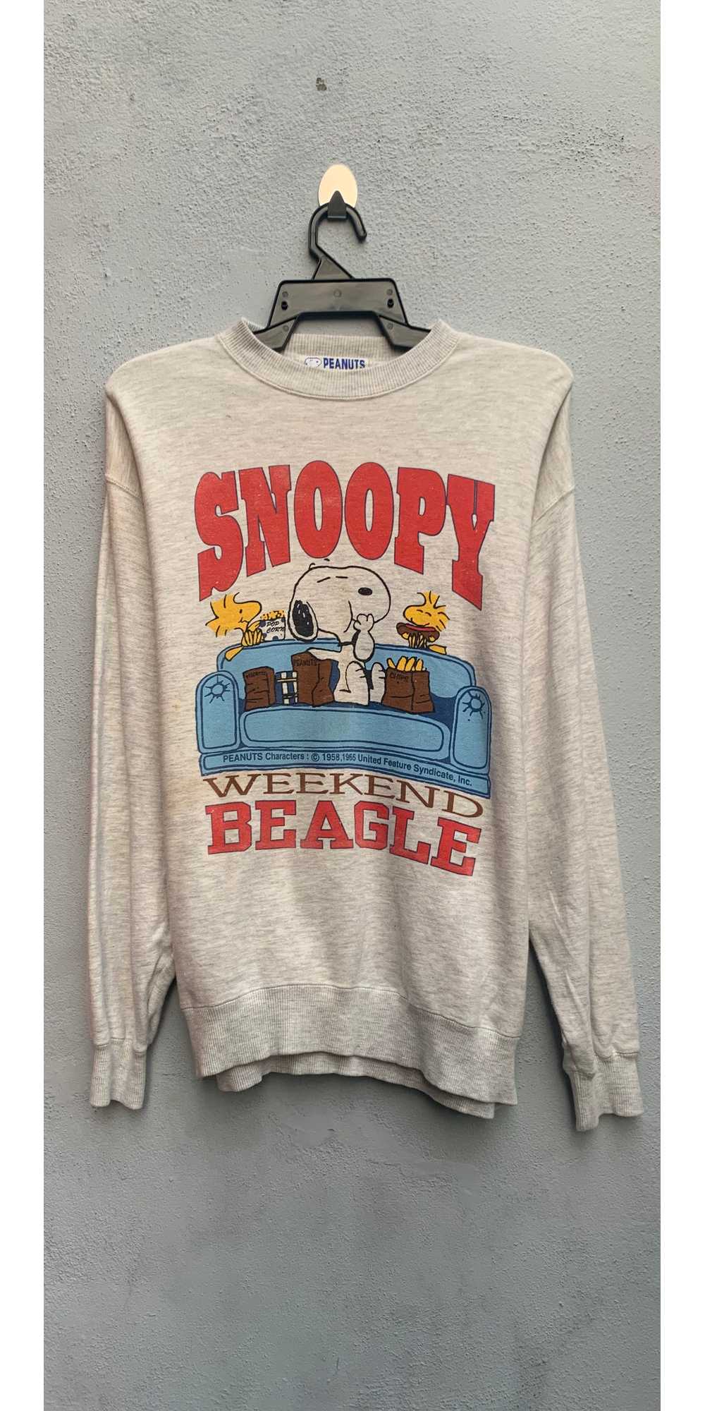 Vintage - Vintage Peanuts Snoopy 1958 Sweatshirt - image 1