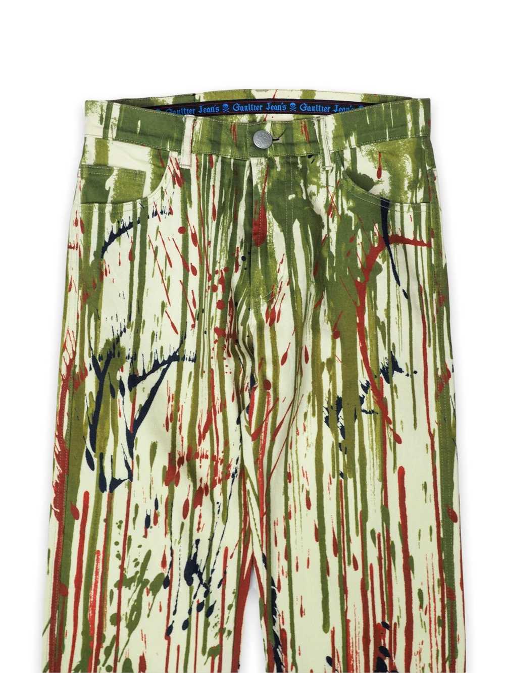 Jean Paul Gaultier AW98 Blood Paint Splatter Crop… - image 3