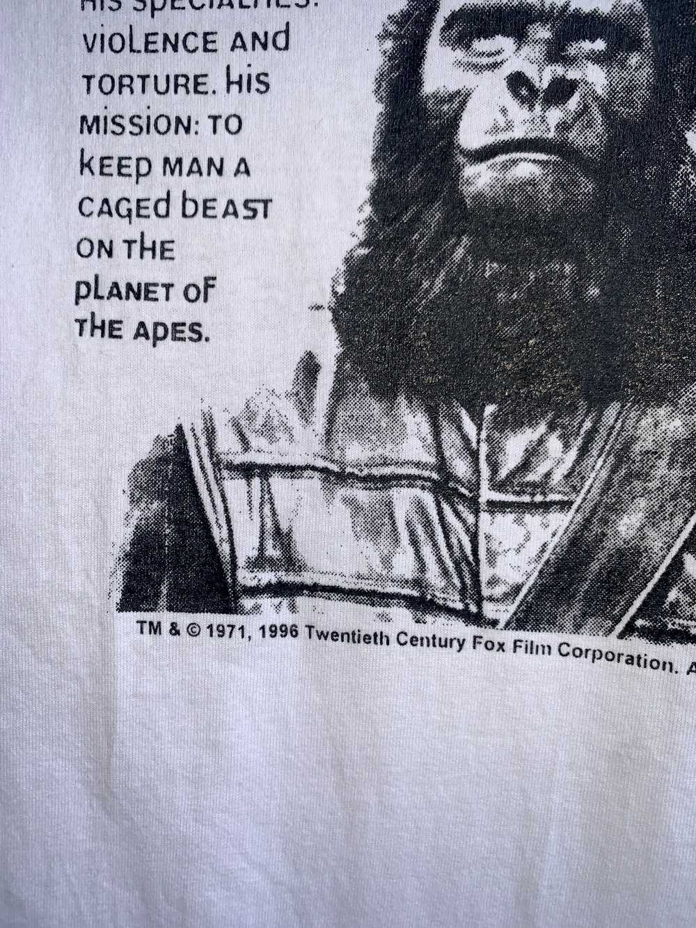 Vintage - Vintage 1971 Movie Planet Of The Apes T… - image 4