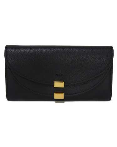 Chloe Black Leather Bi-Fold Wallet - Excellent Con