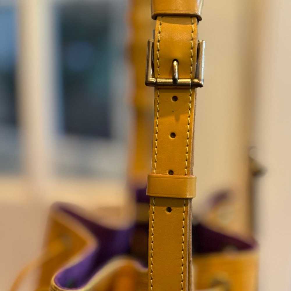Louis Vuitton Petit Noe Yellow Epi Leather Should… - image 10