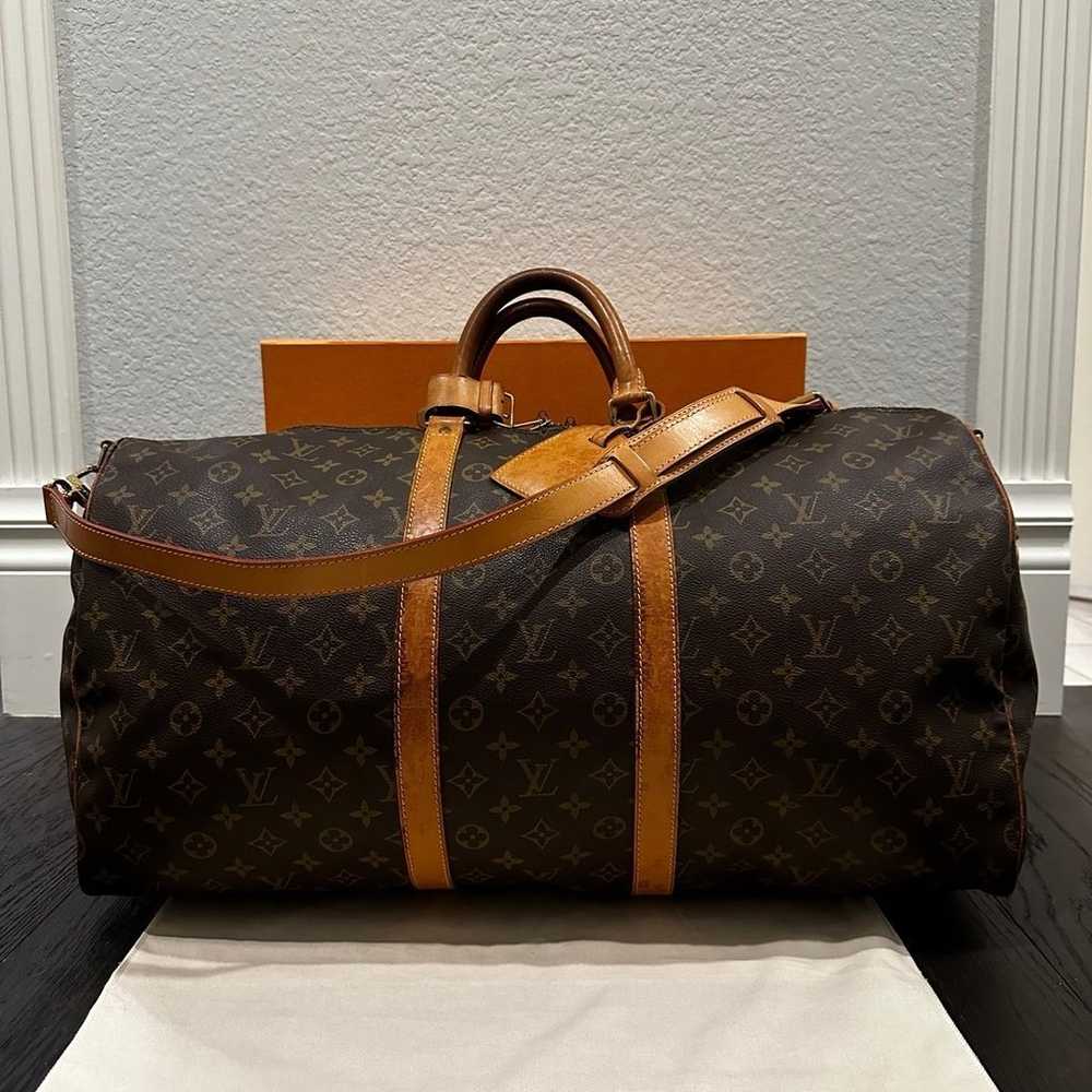 Louis Vuitton Keepall 55 Brown Luggage - image 1