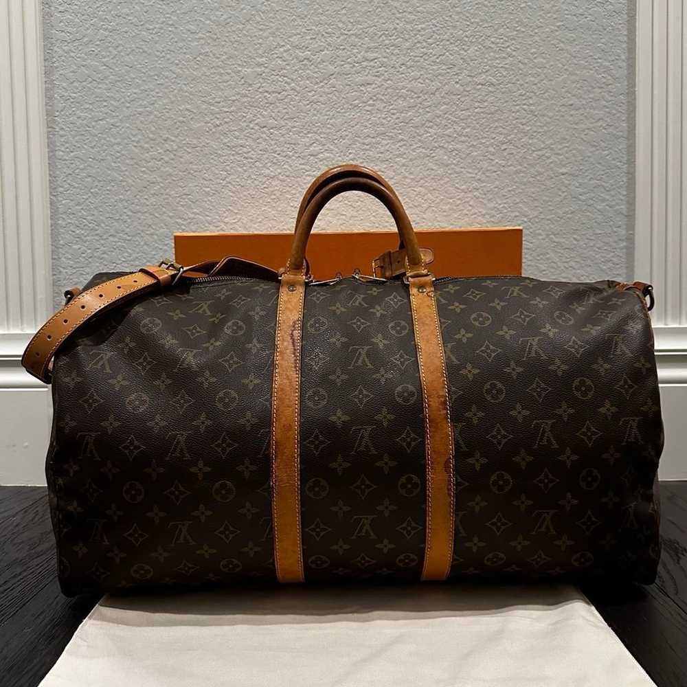Louis Vuitton Keepall 55 Brown Luggage - image 2