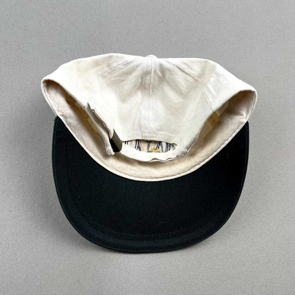 Vintage Vintage Sunflower Hat Cap Cream Canada Fl… - image 4