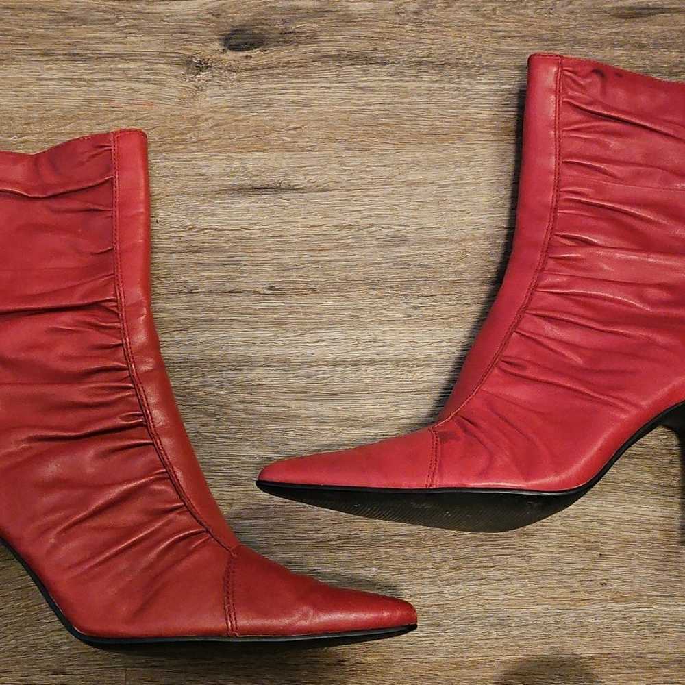 Red Worthington ankle Boots - image 1