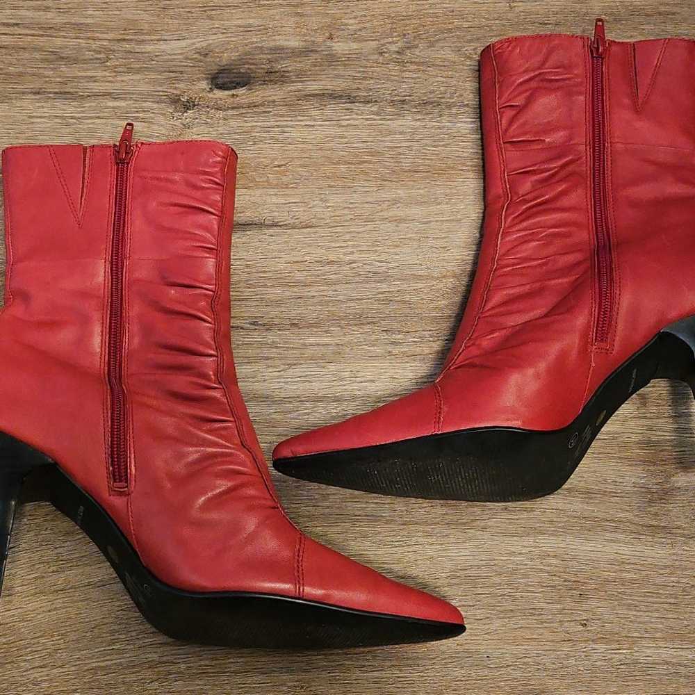 Red Worthington ankle Boots - image 2