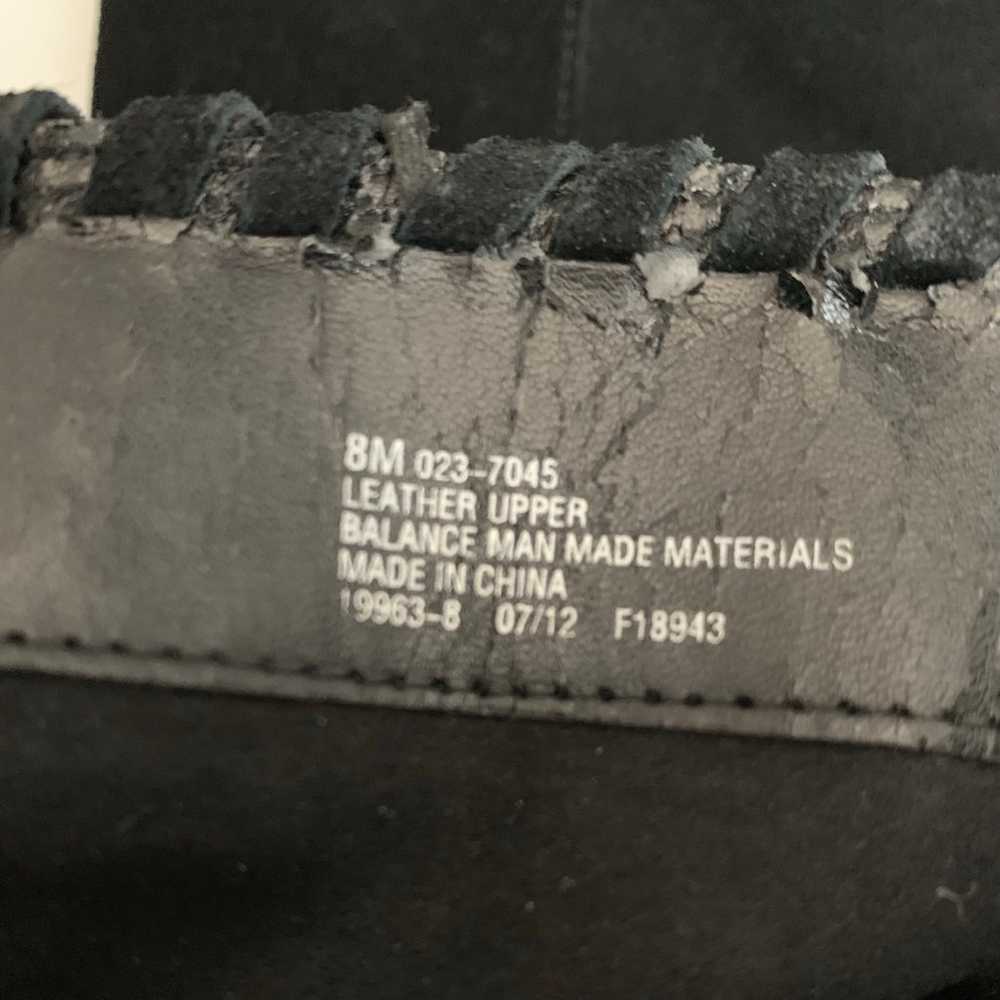 Cosmopolitan Knee High Black Suede Leather Fringe… - image 9