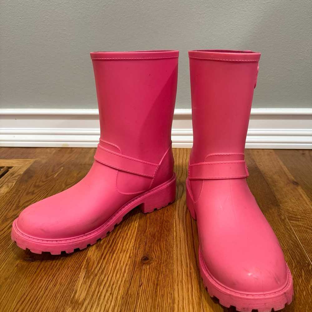 Nine West Pink Rain Boots - image 2