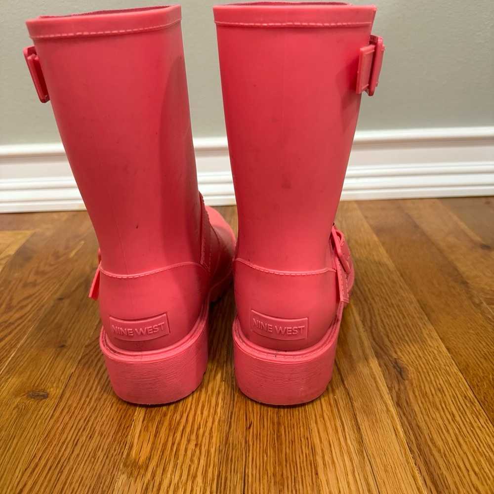 Nine West Pink Rain Boots - image 4