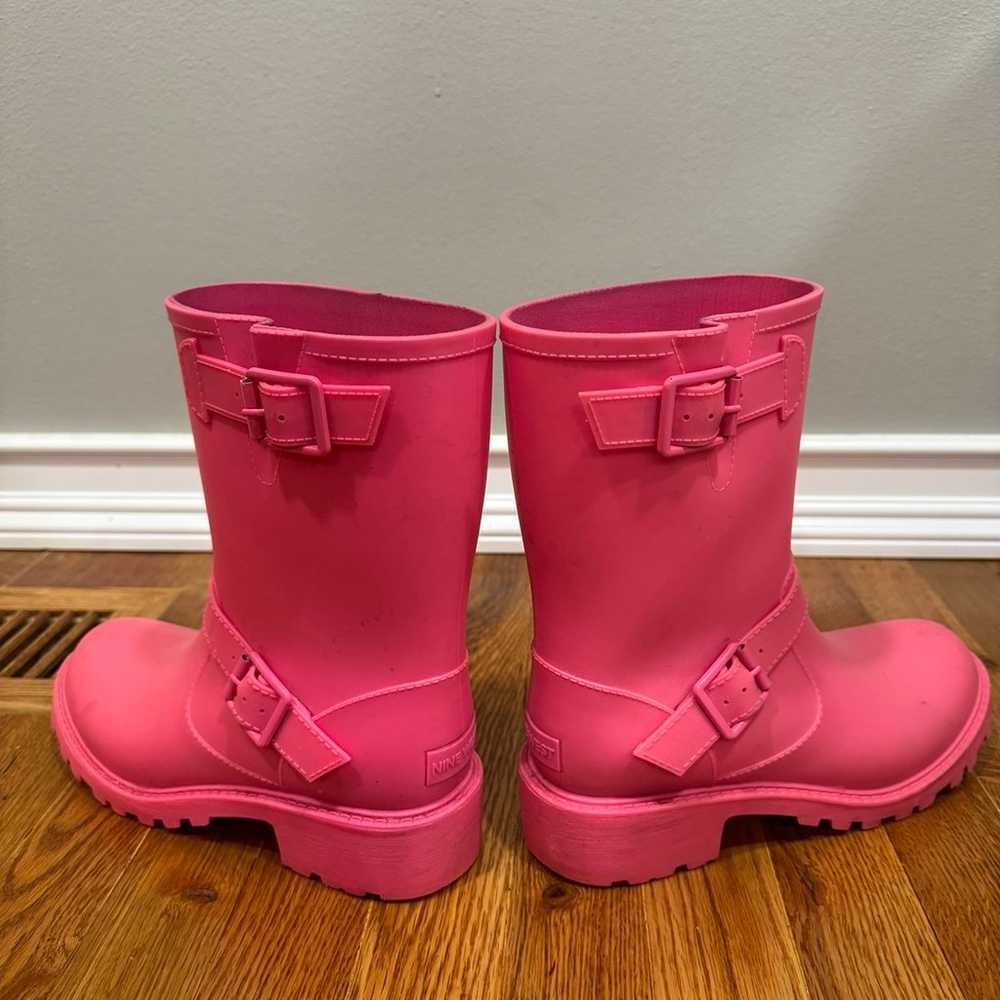 Nine West Pink Rain Boots - image 5