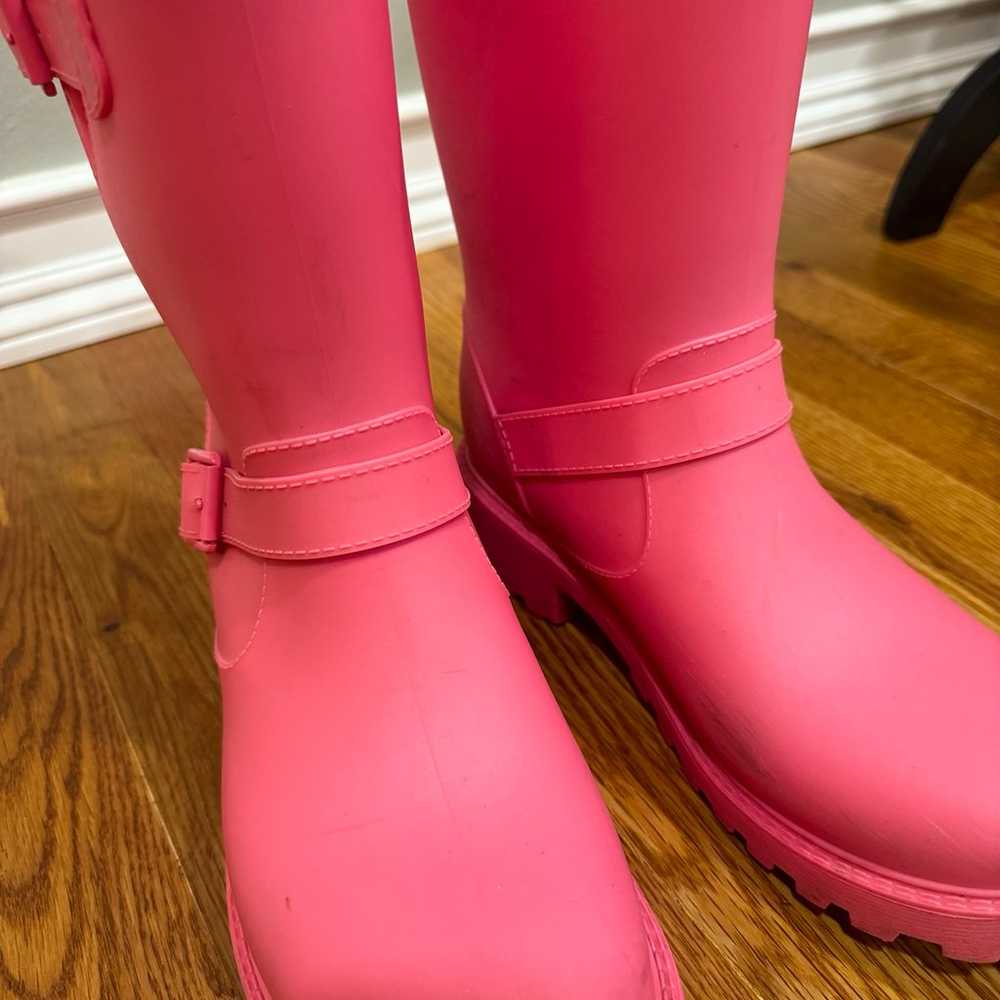Nine West Pink Rain Boots - image 7