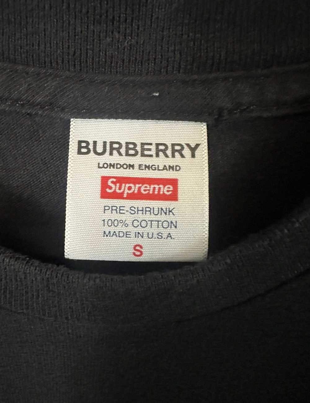Burberry × Supreme Supreme Burberry Box Logo Tee - image 4