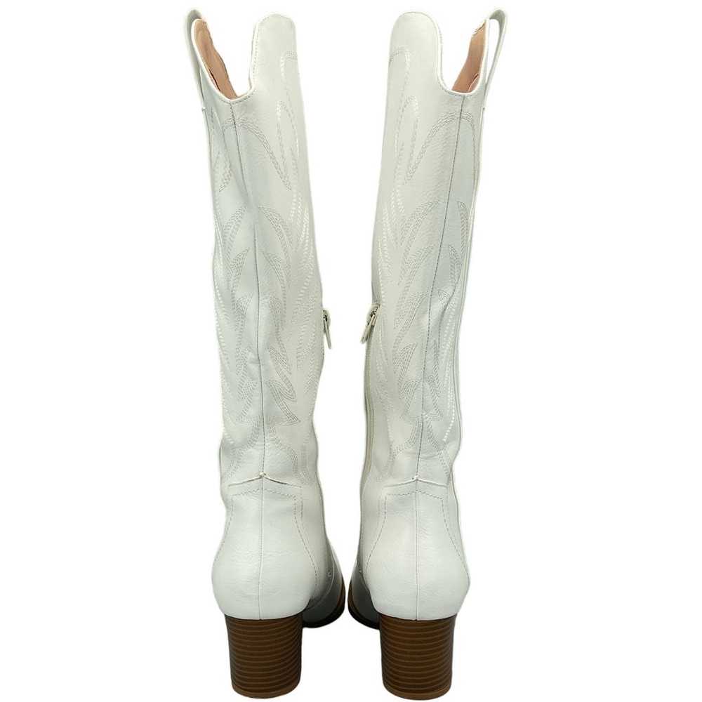 Arromic Women's Western Cowgirl Boots White Size 8 - image 4