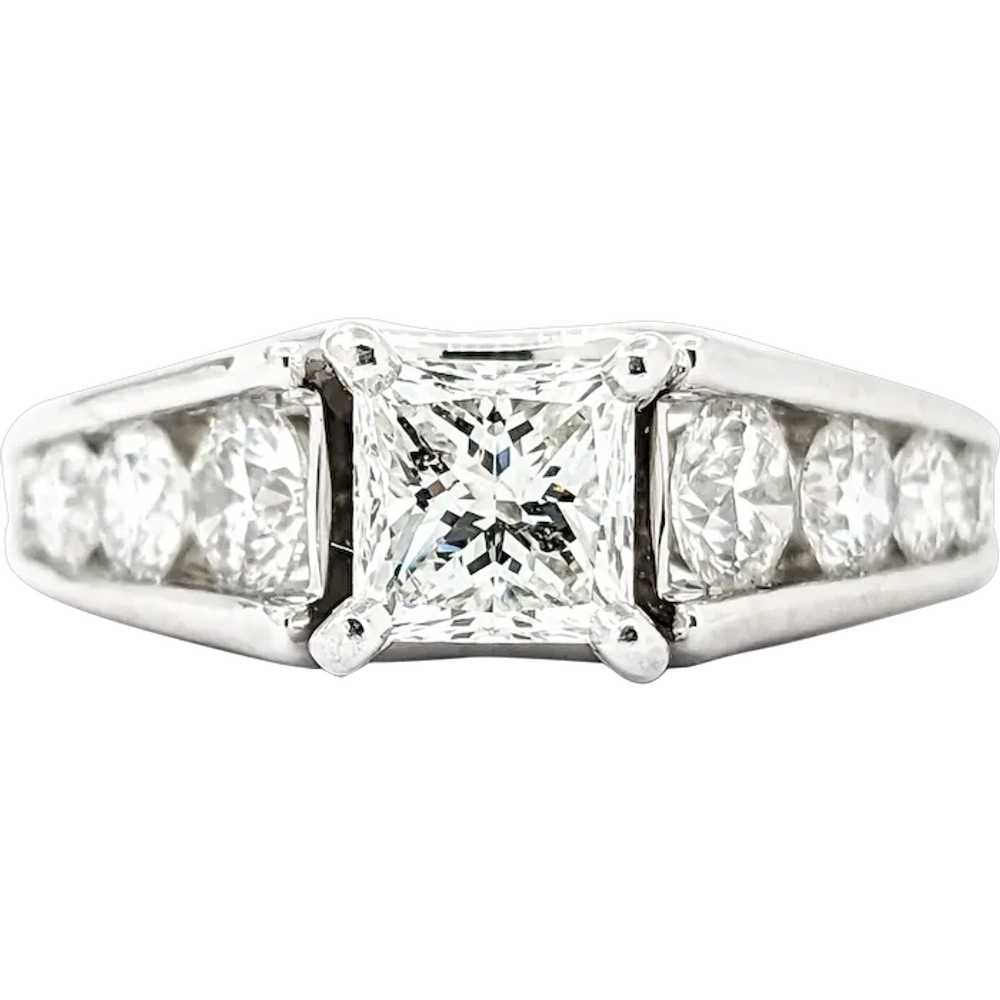 2.00ctw Diamond Engagement Ring In White Gold - image 1