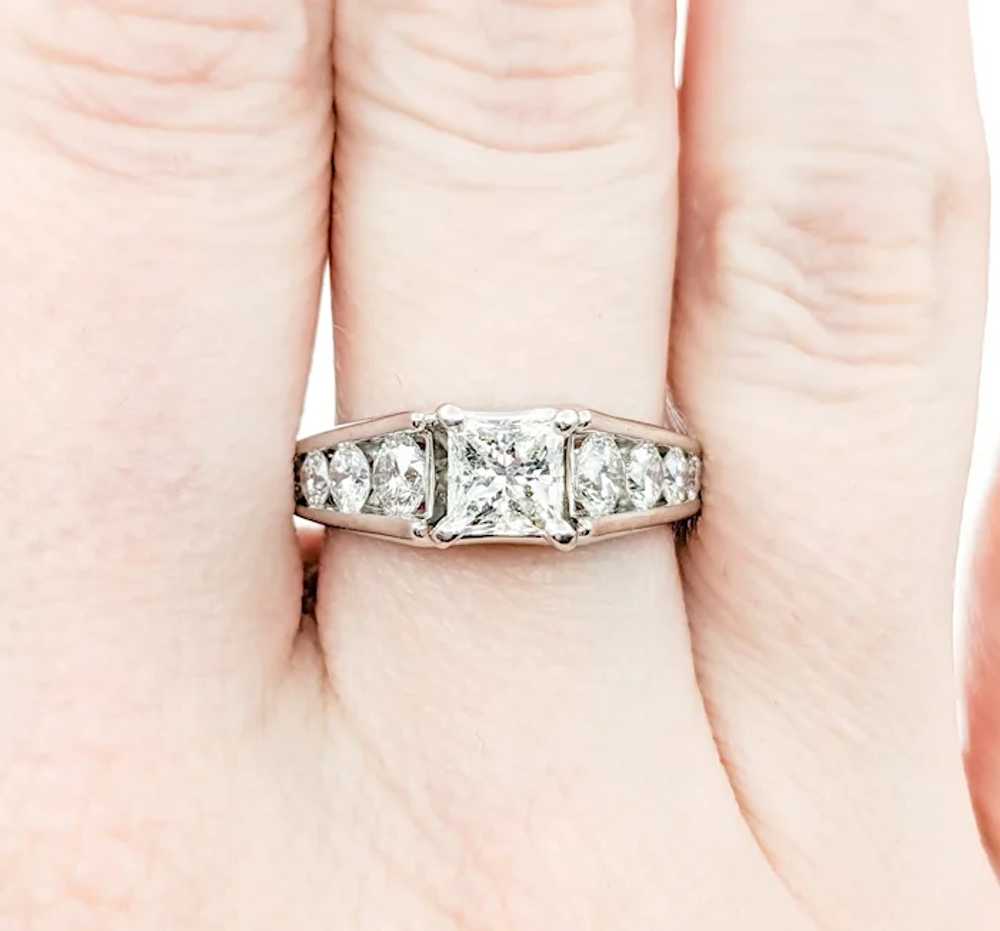 2.00ctw Diamond Engagement Ring In White Gold - image 3