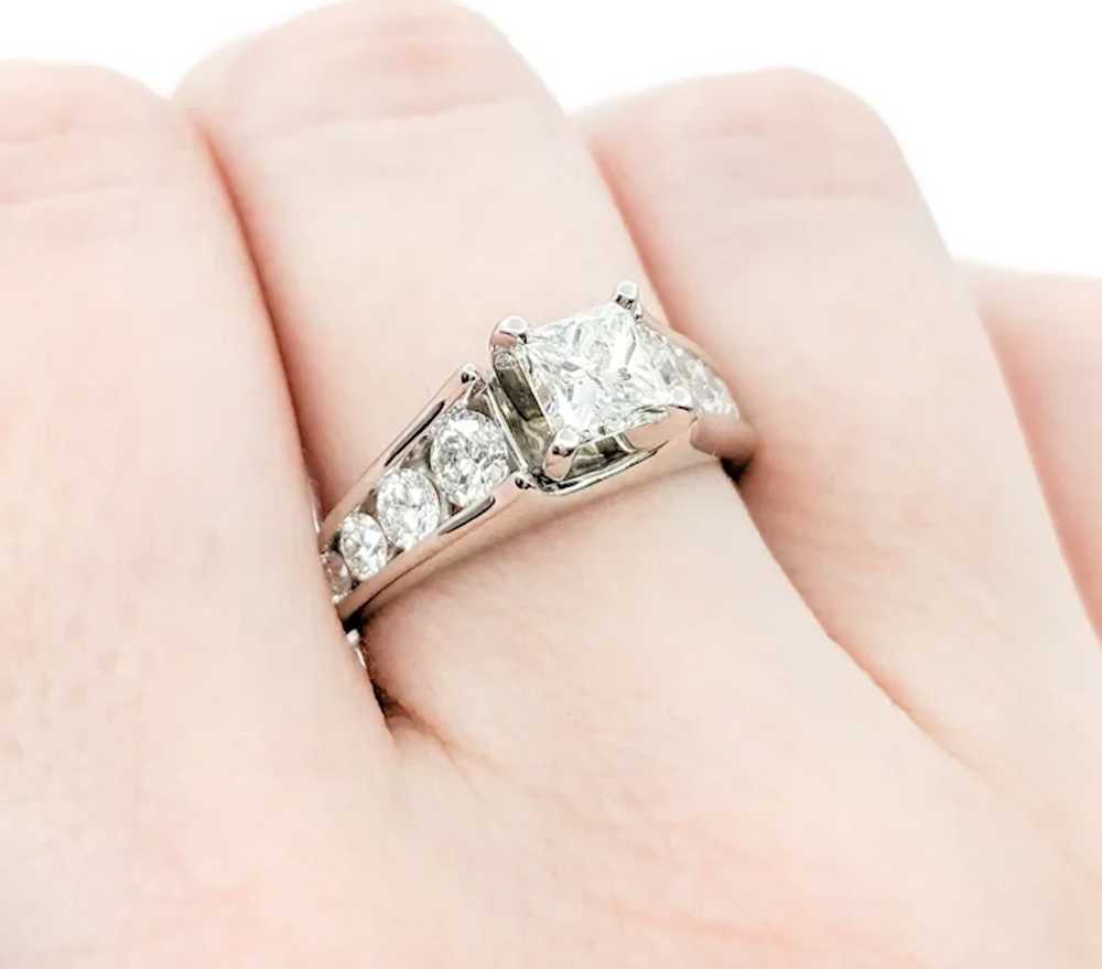 2.00ctw Diamond Engagement Ring In White Gold - image 4