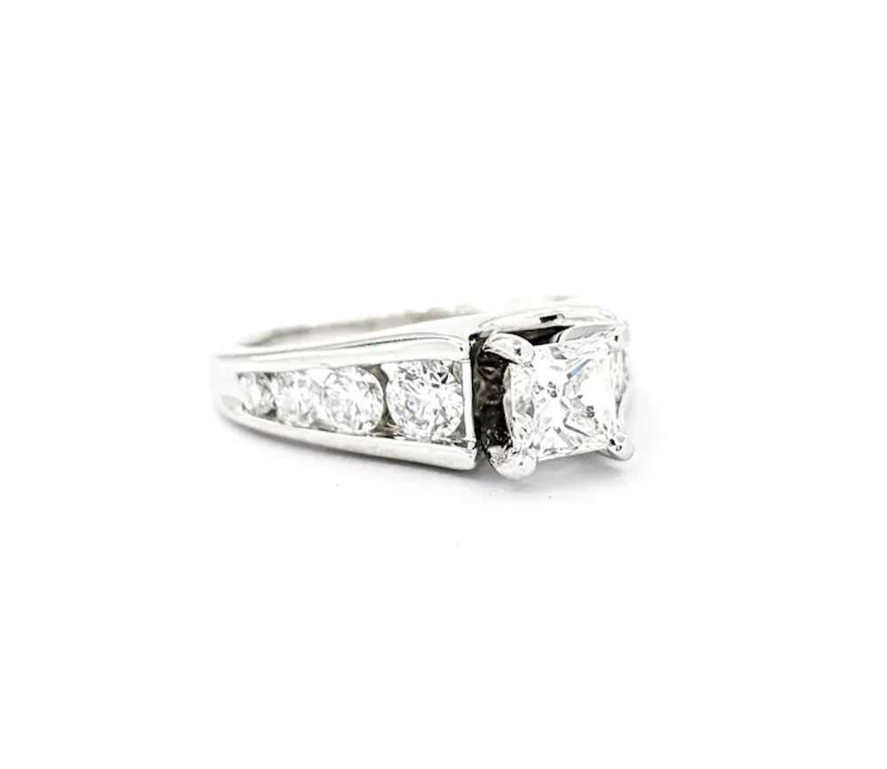 2.00ctw Diamond Engagement Ring In White Gold - image 9