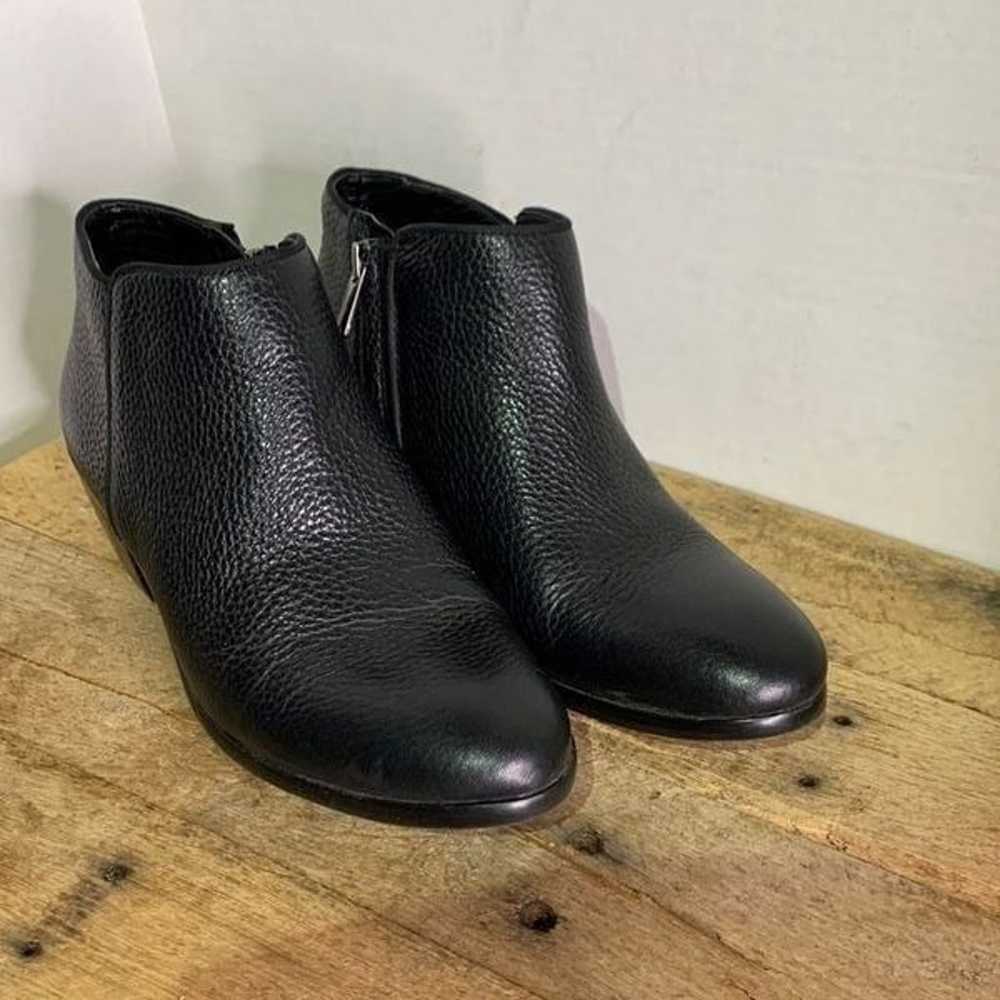 Sam Edelman black pebbled boots leather shirt ank… - image 10