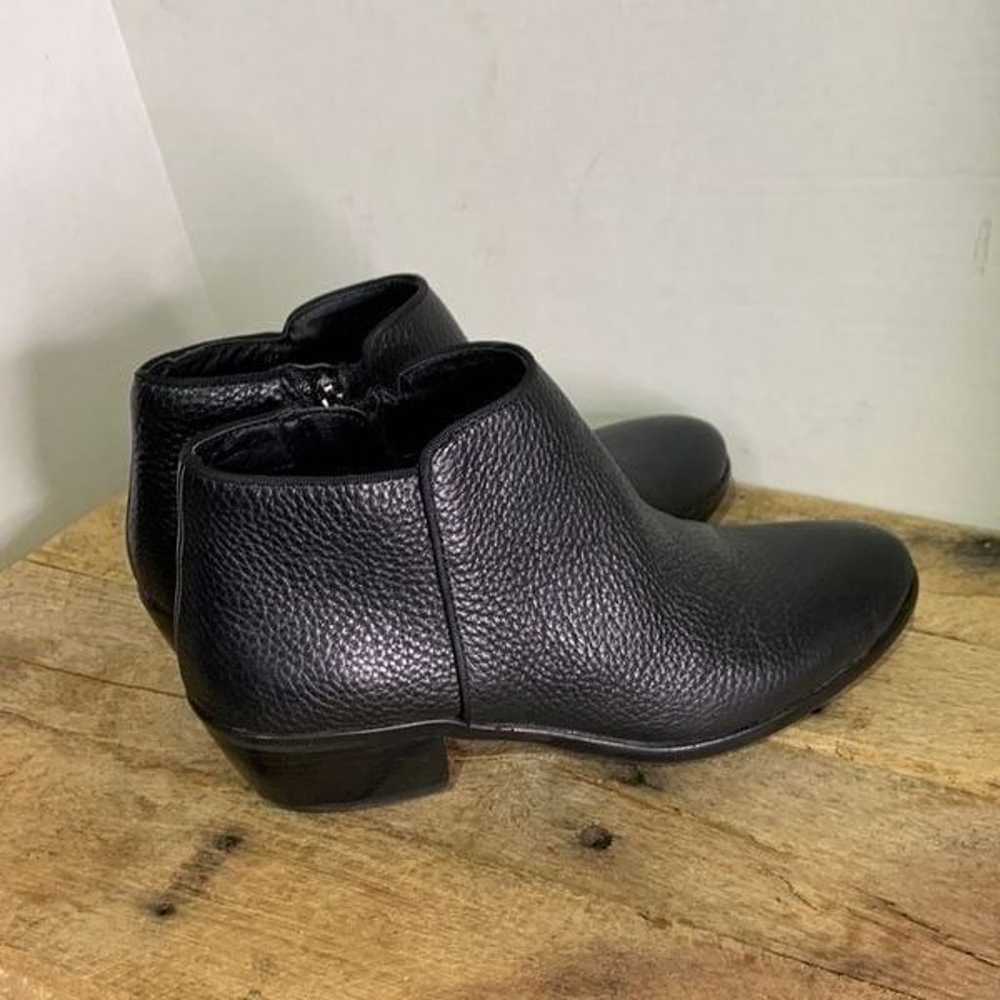Sam Edelman black pebbled boots leather shirt ank… - image 5