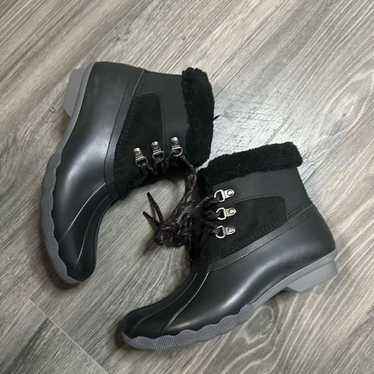 Women’s Sperry black winter boots size 5 - image 1