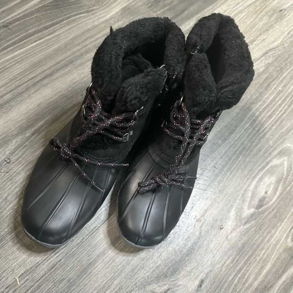 Women’s Sperry black winter boots size 5 - image 6