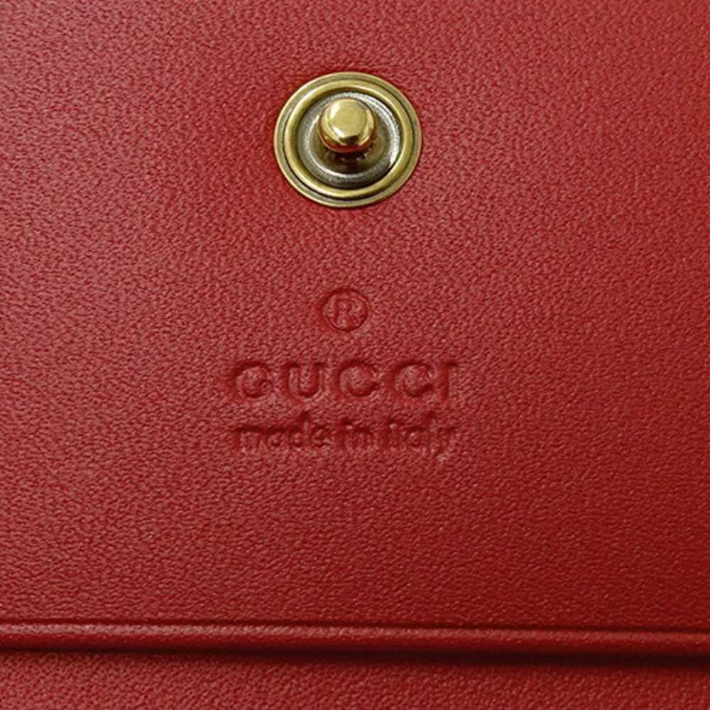 Gucci GUCCI Women's Wallet Bi-fold Cherry GG Supr… - image 5
