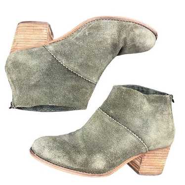 Toms Boots Womens 7.5 Leila Back Zip Up Ankle Boo… - image 1
