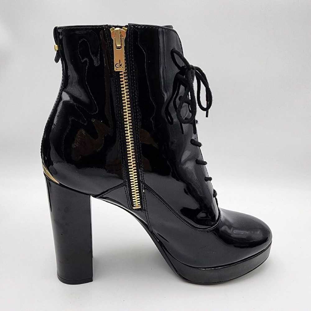 Calvin Klein Melinda Patent Leather Ankle Lace Up… - image 12