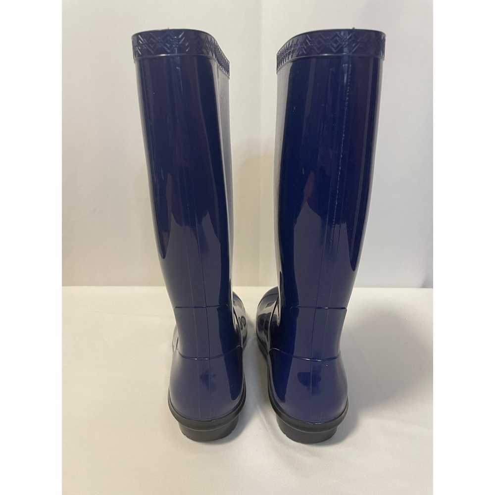 Ugg Royal Blue Rubber Rain Boots Size 9 - image 2