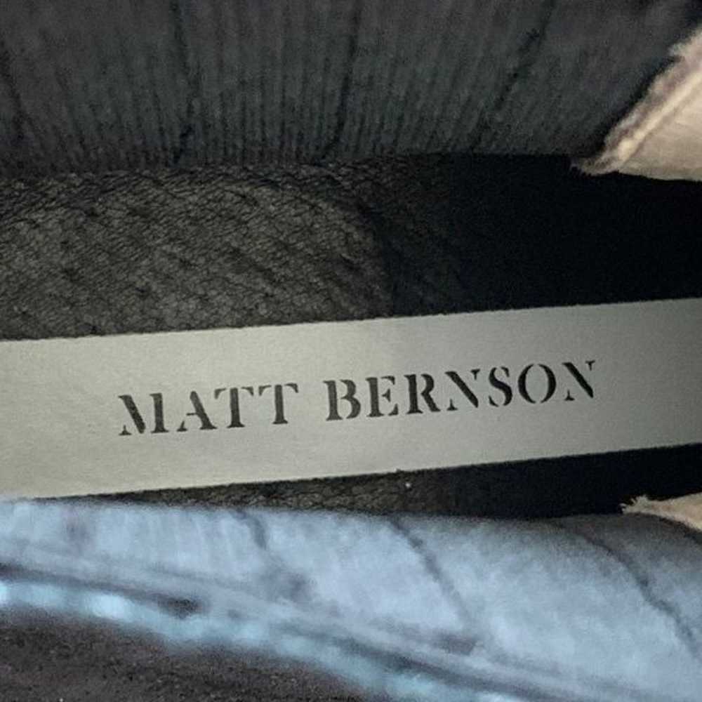 Matt Bernson Boots Black Suede Leather Ankle Boot… - image 9