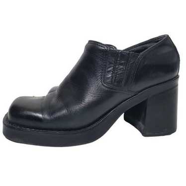 Y2K Chunky Square Toe  Mary Jane Platform Shoes S… - image 1