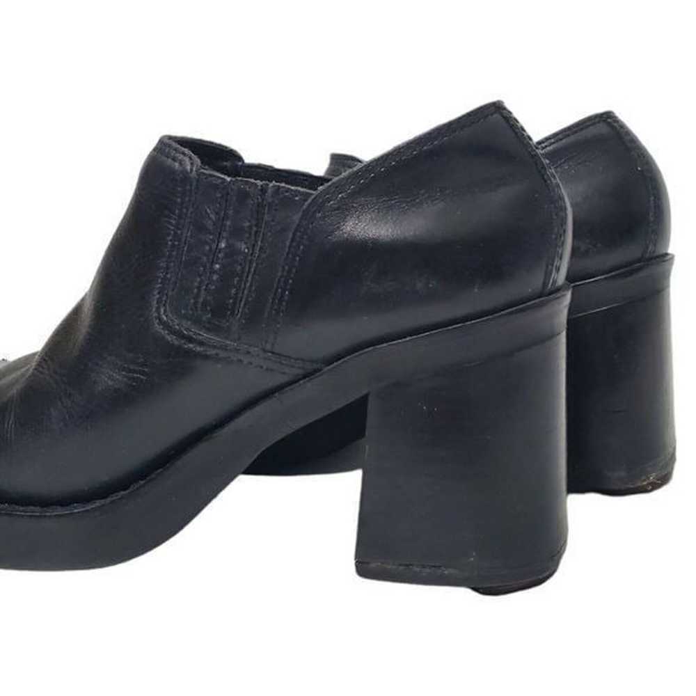 Y2K Chunky Square Toe  Mary Jane Platform Shoes S… - image 3
