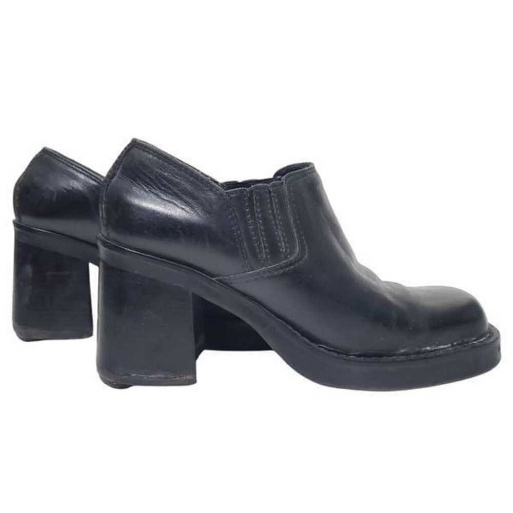 Y2K Chunky Square Toe  Mary Jane Platform Shoes S… - image 8