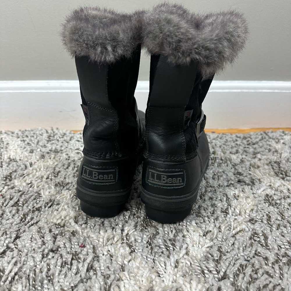 LL Bean Rangeley Black Insulated Pac Boots Mid Wo… - image 6