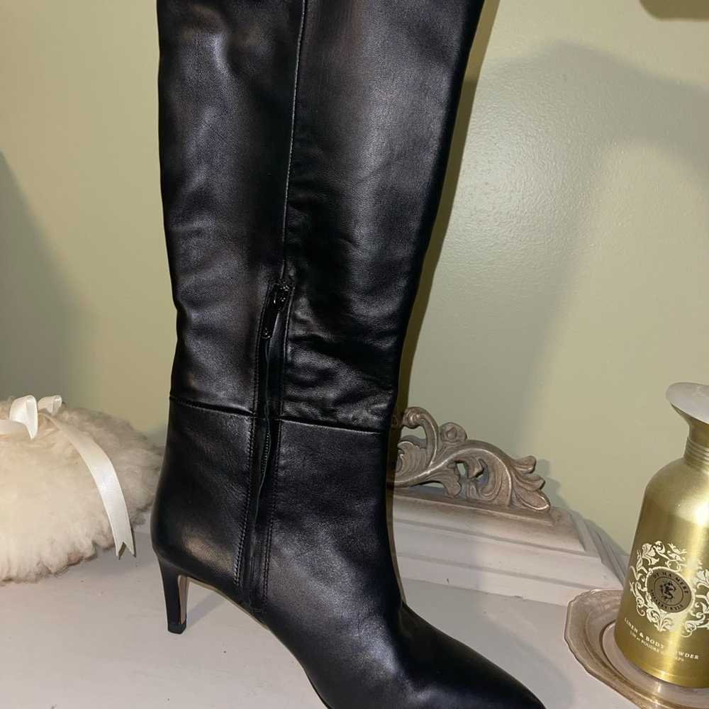 Sam Edelman Black Leather Uma Knee High Boots - image 6
