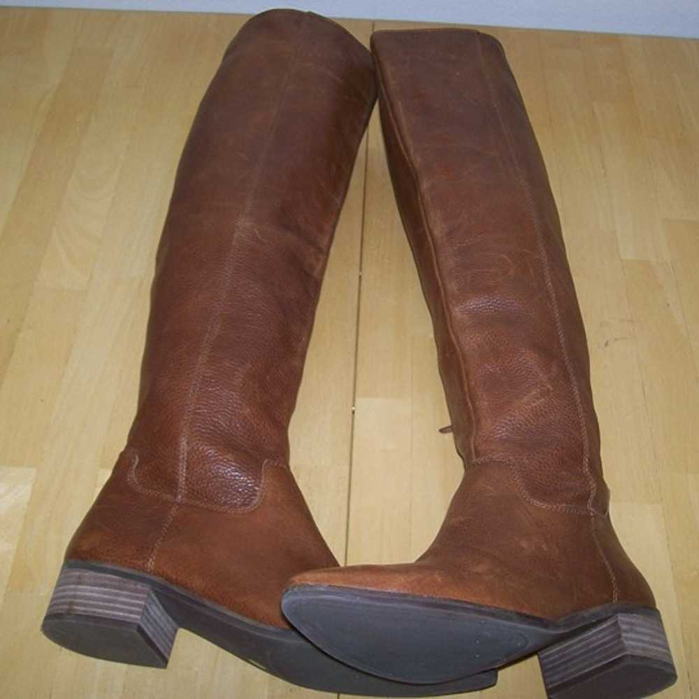 Lucky Brand *Kitrie* OTK Over the Knee Brown Leat… - image 11