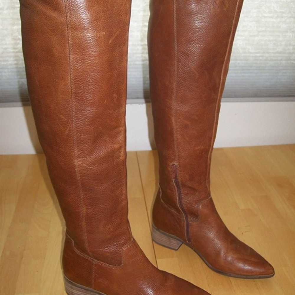 Lucky Brand *Kitrie* OTK Over the Knee Brown Leat… - image 3