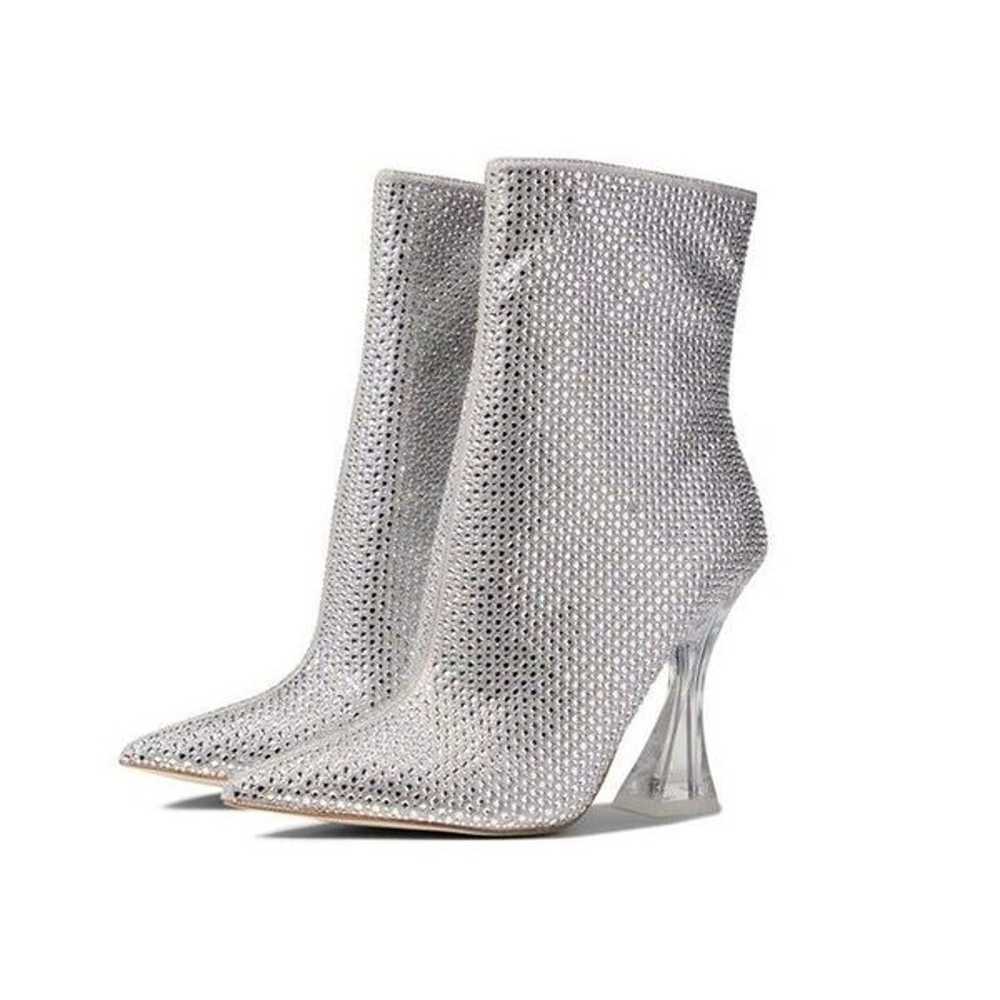 Steve Madden Vivy Ankle Boot Silver Rhinestone Wo… - image 2