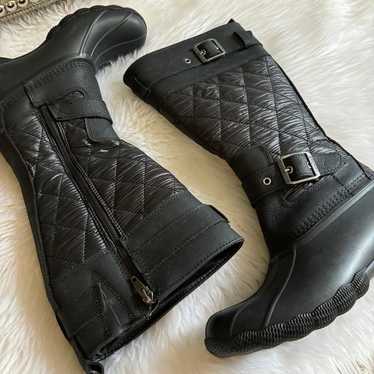 Sperry quilted tall boots