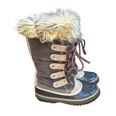 Sorel Joan of Arctic Boots Winter Snow Faux Fur L… - image 1